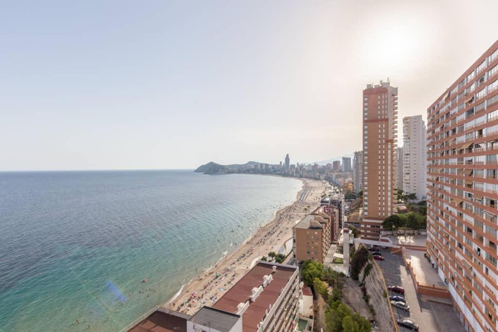 Torre Benipark 13c primera linea playa Poniente Benidorm Exterior foto